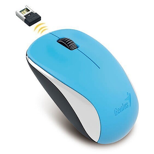 SOURIS GENIUS NX-7000 BLEU 1200DPI SANS FIL OPTIQUE USB PC