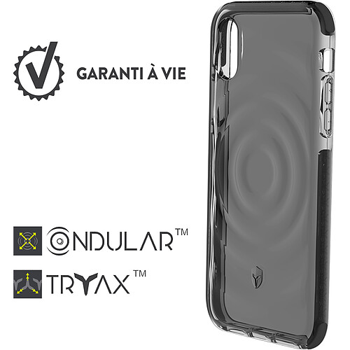 Force Case Urban case iPhone X - Gris foncé fumé