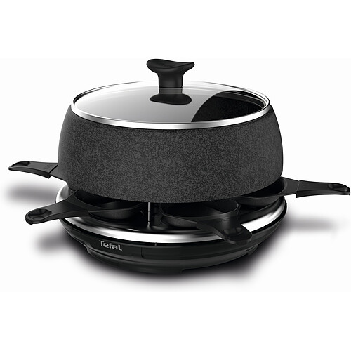 Tefal Appareil à raclette Cheese'n'co - RE12C812 - Noir/Inox