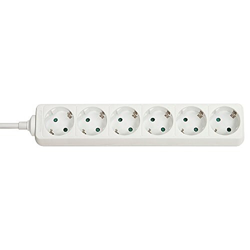 Lindy Multiprise 6 prises 1.40m (prise schuko) (Blanc)