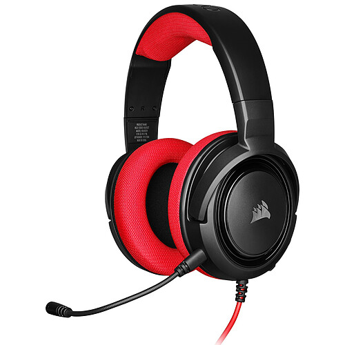 CORSAIR HS35 - Noir et Rouge