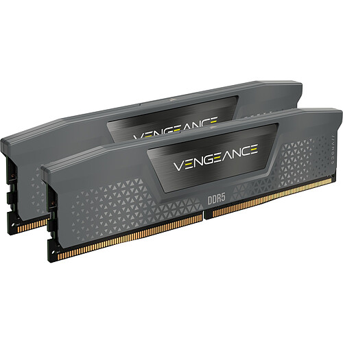 Corsair Vengeance RGB DDR5 32 Go (2 x 16 Go) 6000 MHz CL36 - Gris