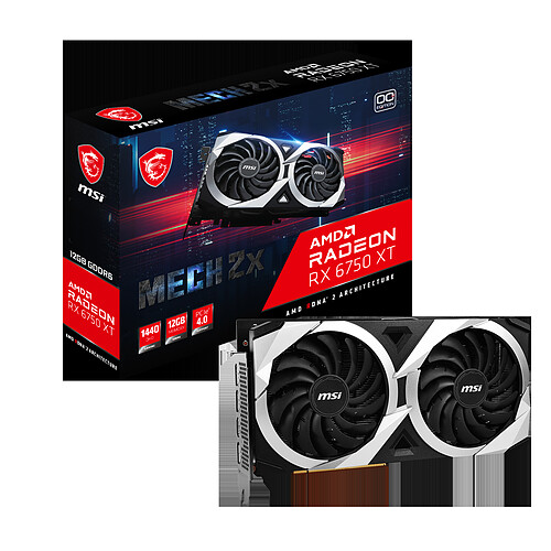 MSI Radeon RX 6750 XT MECH 2X 12G OC