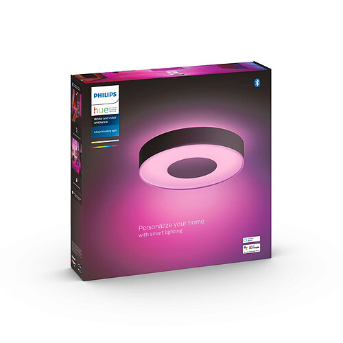 Philips Hue Plafonnier Infuse M Hue - Noir