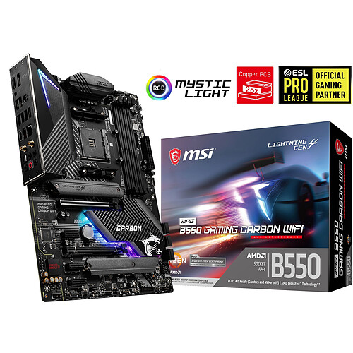 MSI MPG B550 GAMING CARBON WIFI