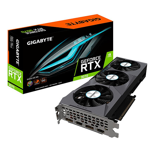 Gigabyte GeForce RTX 3070 EAGLE OC 8Go (rev. 2.0) LHR