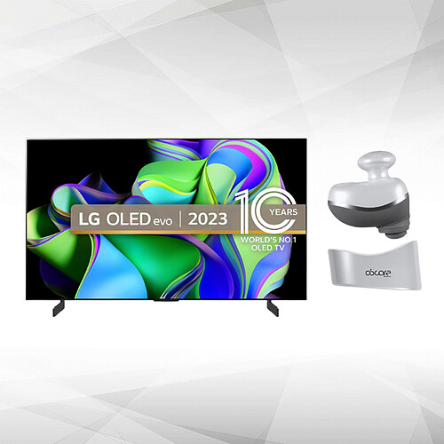 LG TV OLED 4K 42" 106 cm - OLED42C3 2023 + Appareil de massage par percussion GM001