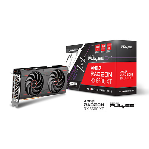 SAPPHIRE Radeon RX 6600 XT - Gaming OC - 8 Go