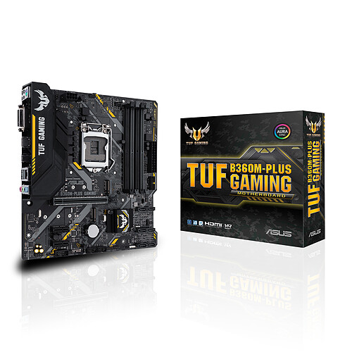 ASUS Intel B360 TUF GAMING PLUS - Micro-ATX · Reconditionné