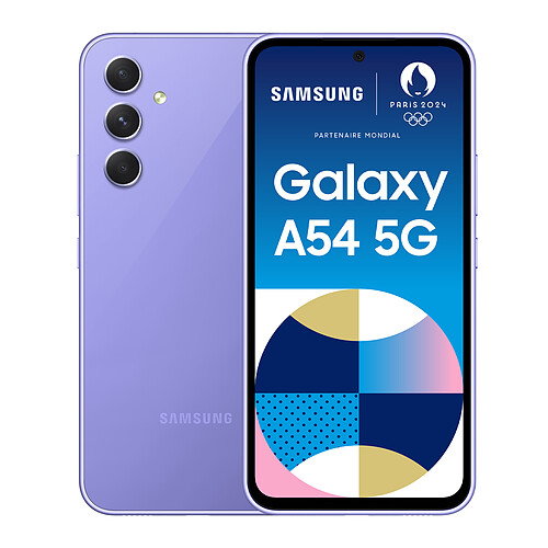 Samsung Galaxy A54 - 5G - 8/128 Go - Lavande