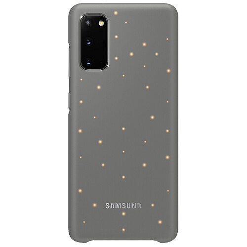 Samsung Coque avec affichage LED pour Galaxy S20 Gris