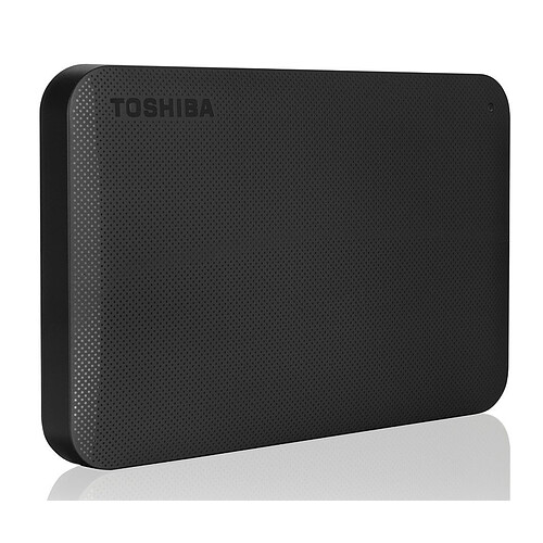 Toshiba Canvio Basics 1 To - 2.5'' USB 3.0 - Cache 1 Mo - Noir