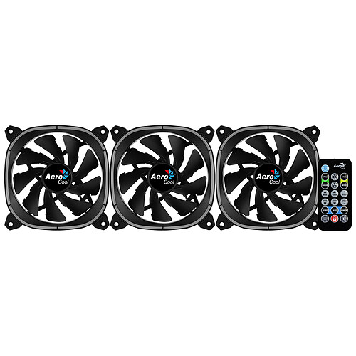 AeroCool Ventilateur Astro 12 Pro (Pack de 3)