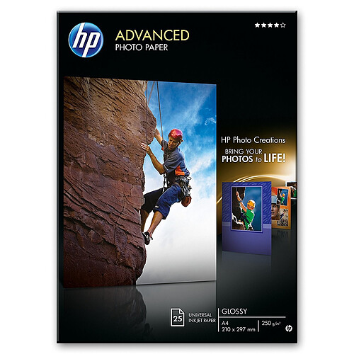 HP Papier photo A4 brillant - Q5456A