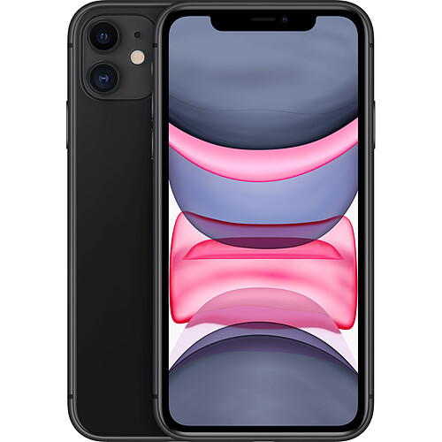 Apple iPhone 11 - 64GB - Noir - sans écouteurs