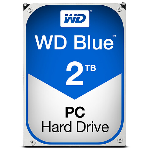 Western Digital WD BLUE 2 To - 3.5'' SATA III 6 Go/s - Cache 64 Mo - Bleu