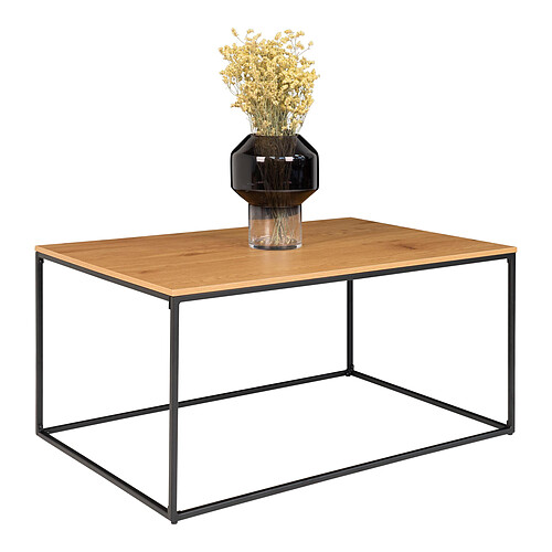 House Nordic Table Basse VITA Noir Et Naturel