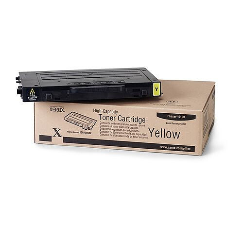 Xerox 106R00682 - Cartouche de toner Jaune à haute capacité pour Phaser 6100 -  5 000 pages