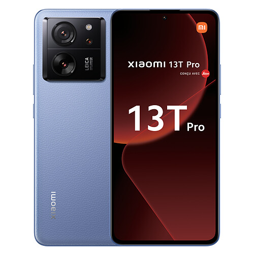 XIAOMI 13T PRO CONÇU AVEC LEICA - 5G / Wi-fi 7 - 16Go/1Tb - ALPINE BLEU