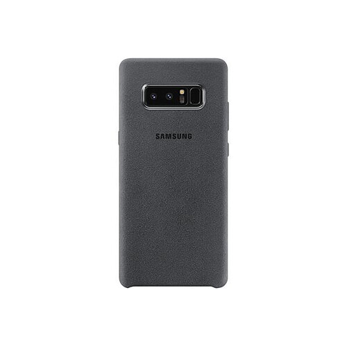 Coque SAMSUNG Note 8 alcantara gris foncé