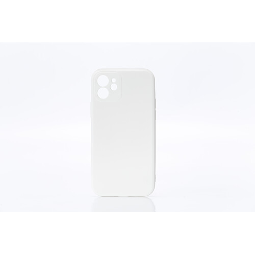 WE Coque de protection ulta-fine et souple pour smartphone APPLE iPhone 12. Douce au toucher. Protège des chocs et rayures. BLANC