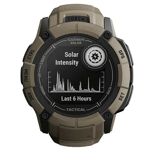 Montre connectée Mixte Garmin Instinct 2X Solar Tactical Edition - 010-02805-02 beige