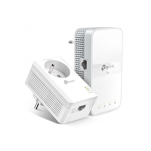 TP-LINK Adaptateur CPL Kit 2x CPL AV1000 Gigabit WiFi AC + prise gigogne