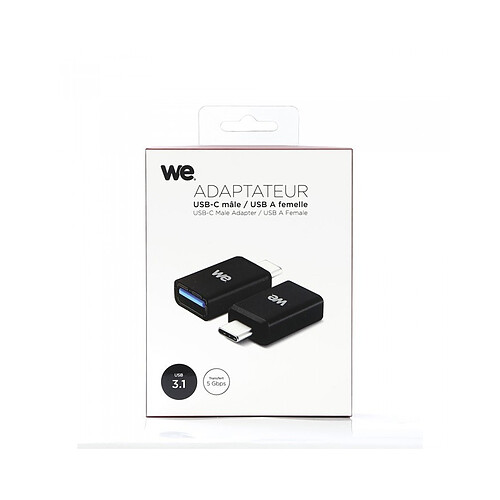 We Adaptateur USB-C mâle / USB A femelle