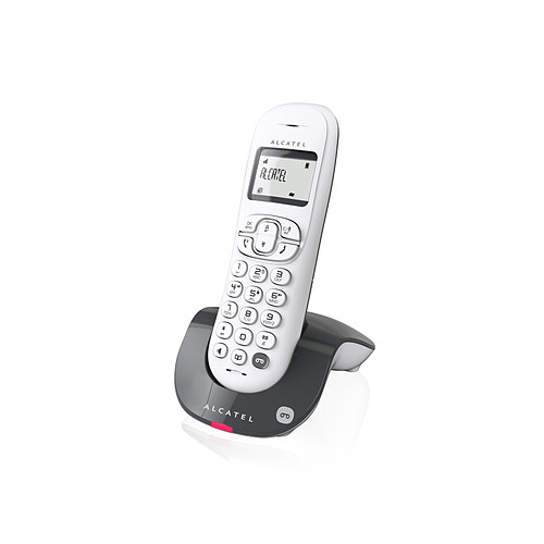 Alcatel Téléphone Fixe Sans fil avec répondeur C250 Solo Gris