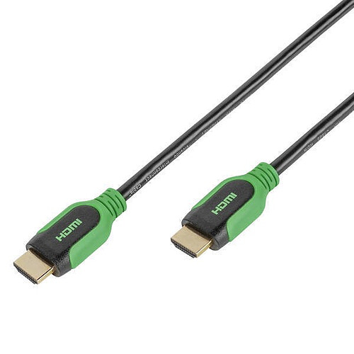 Vivanco Cable High Speed HDMI - 0.75m - Vert