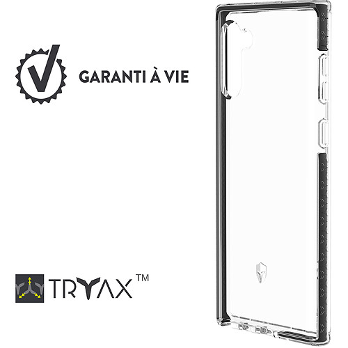 Coque semi-rigide Force Case Life pour Samsung Galaxy Note10 - Transparent et Gris