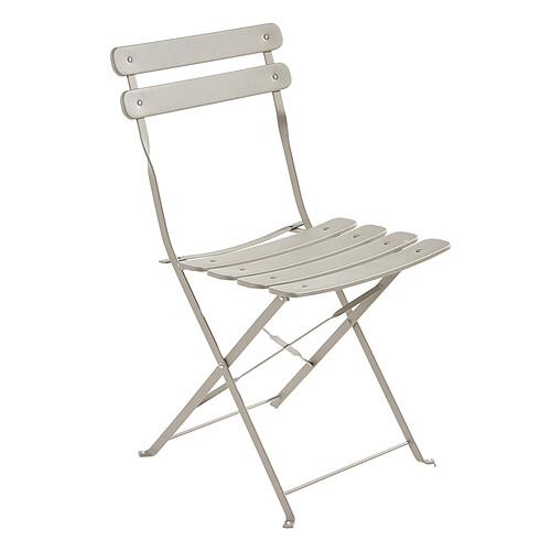 Carrefour Chaise bistrot pliante - Gris