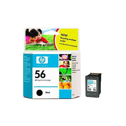 HP - Cartouche d'encre Noire n° 56XL - C6656AE - 19 ml