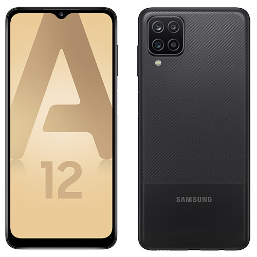 Samsung Galaxy A12 - 64 Go - Noir