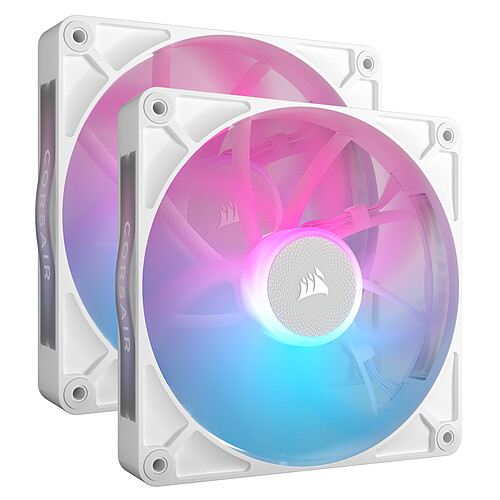 Corsair Starter Kit - iCUE LINK RX140 RGB 140mm PWM Fans - Blanc