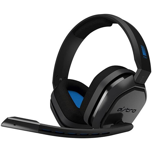 ASTRO Casque Gaming A10 Noir et Bleu - Compatible PS4