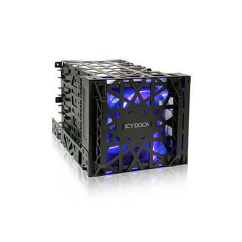 Cage 3x5,25'' ICY DOCK Black Vortex MB074SP-B pour 4 disques durs 3,5'' IDE/SATA/SAS