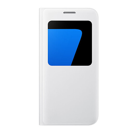 Samsung S View Cover pour Galaxy S7 Edge - Blanc