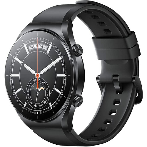 Montre Connectée Mixte Xiaomi Watch S1 GL MIWATCHS1B - Bracelet Silicone Noir