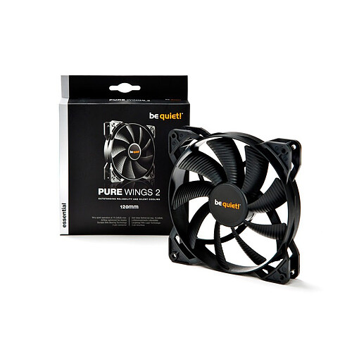 be quiet! Lot de 2 Ventilateur Pure Wings 2 - 120 mm