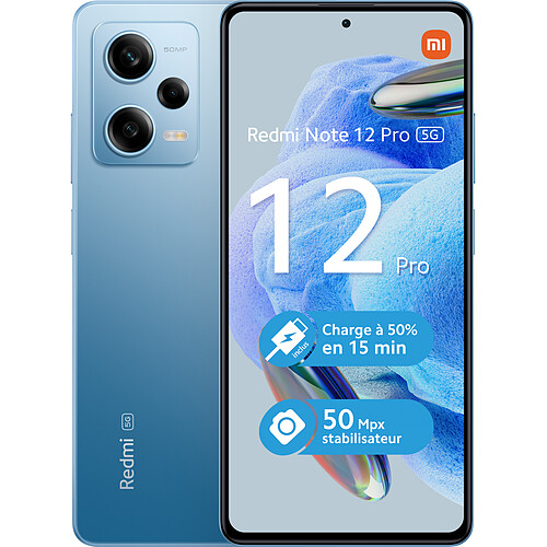 Xiaomi REDMI NOTE 12 PRO - 5G - 6/128 Go - Bleu