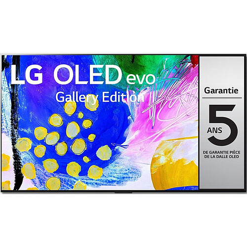 LG TV OLED 55" 139 cm - OLED55G2 - Gallery Edition - 2022