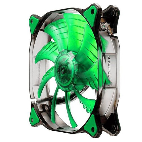 Cougar Ventilateur  LED - D14HB-G, LED vertes - 140mm