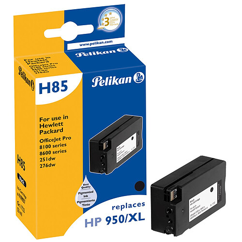 Pelikan Cartouche d'encre pour HP OFFICEJET PRO8600 (950XL/CN046AE) - Noire