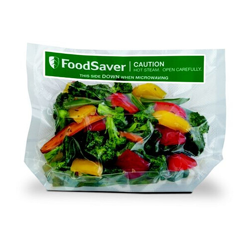 Foodsaver Sac de conservation FOOD SAVER FVB002X : 16 sacs micro-onde fond plat