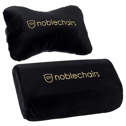 Noblechairs élégant ensemble de coussin chaises pour EPIC / ICON / HERO - noir / or