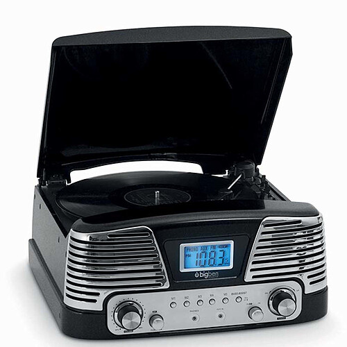 BIGBEN Lecteur vinyles et radio