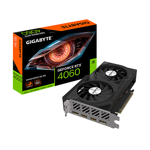 Gigabyte GeForce RTX™ 4060 WINDFORCE OC 8Go