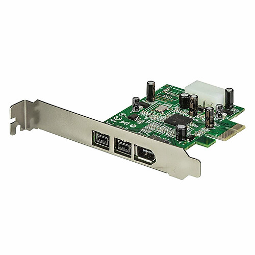 StarTech.com Carte adaptateur PCI Express vers 3 ports FireWire - Faible encombrement - 800 et 400