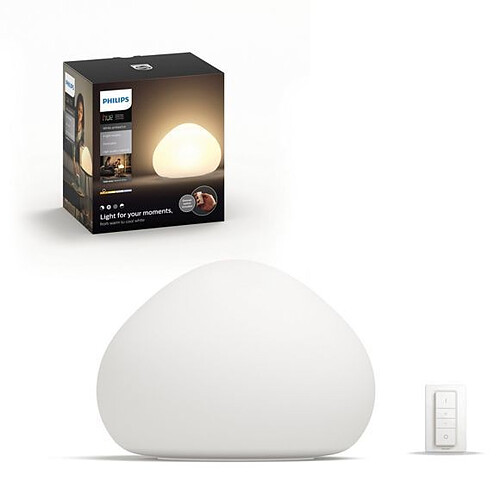 Philips Hue White Ambiance WELLNER 9.5W - Blanc (télécommande incluse) - Bluetooth